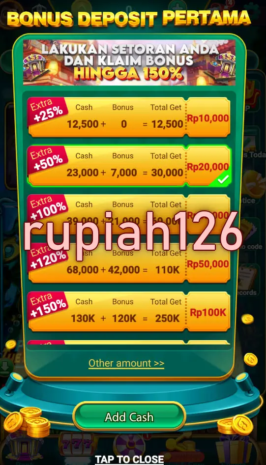 rupiah126 Masuk